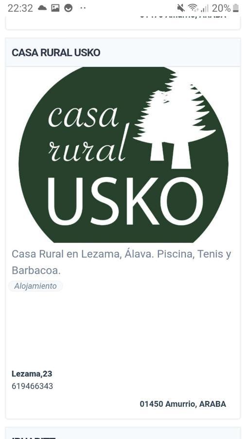 Casa Rural Usko X Vi0020 アムリオ エクステリア 写真